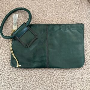 Hobo International ~ Sable Clutch/Wristlet~green, Retail $128 New